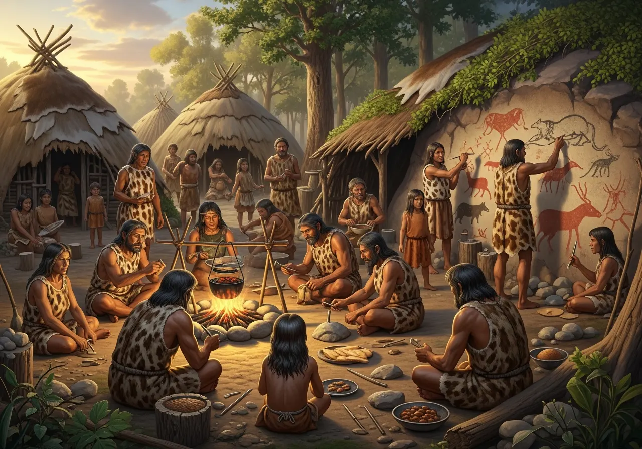 Sistem Kehidupan Sosial Manusia Zaman Praaksara (ft.istimewa)