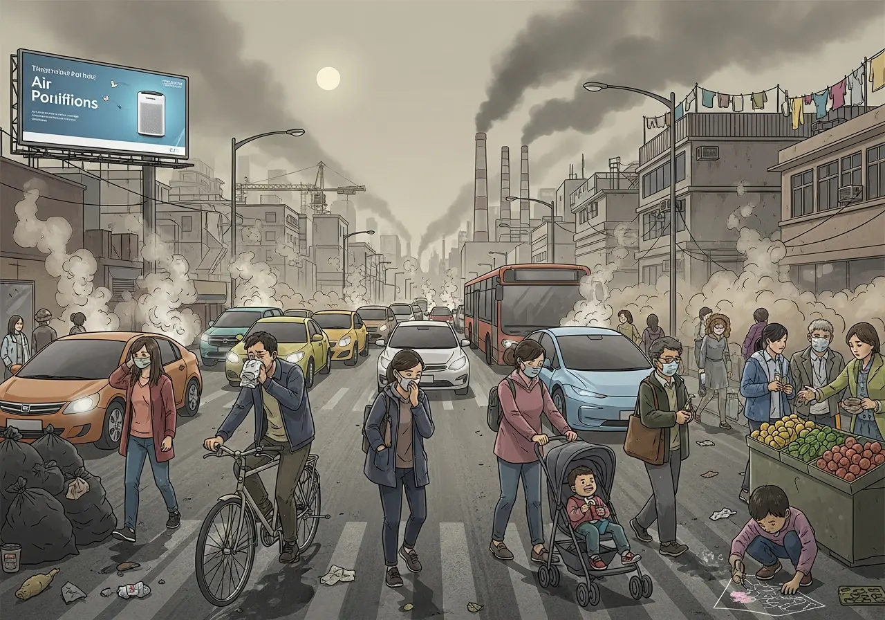Contoh Pencemaran Udara dalam Kehidupan Sehari-hari (ft.istimewa)