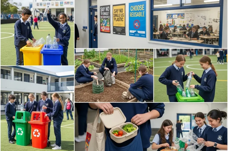 Pembiasaan Diri Mengurangi Sampah Plastik di Lingkungan Sekolah