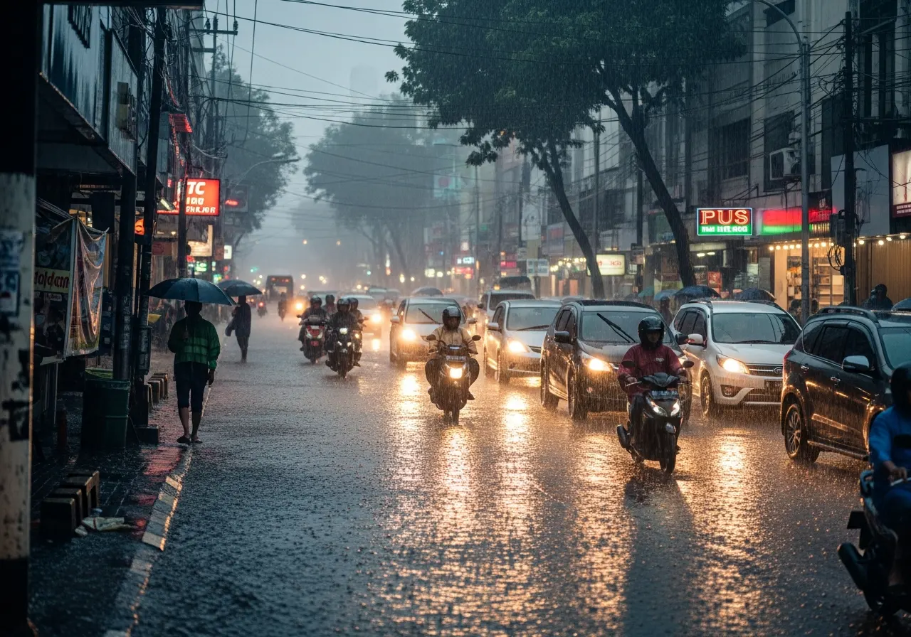 Hujan Lebat Landa Indonesia, BMKG Keluarkan Peringatan Dini untuk Beberapa Wilayah (ft.istimewa)