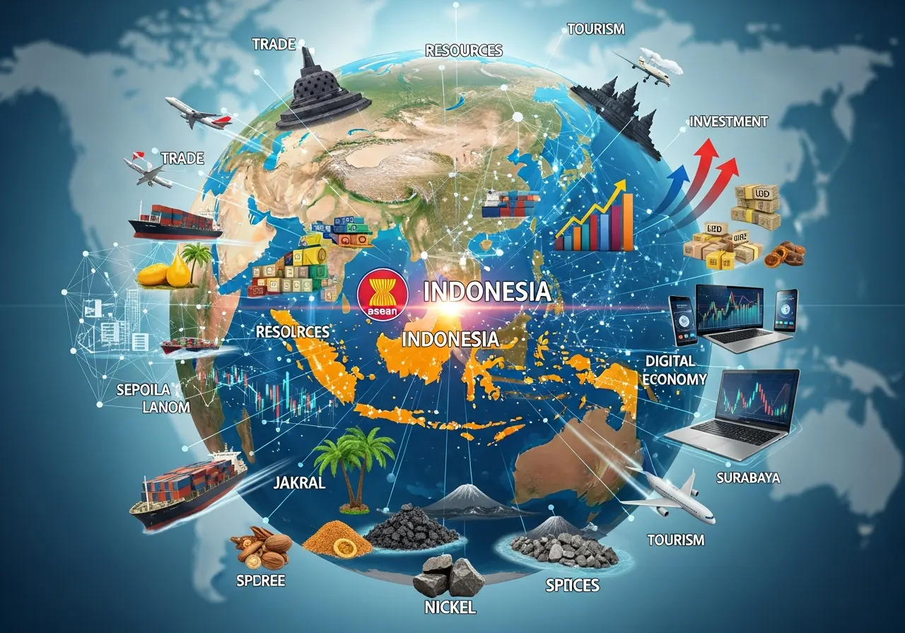 Posisi Indonesia dalam Ekonomi Global: Peran dan Tantangannya (ft.istimewa)