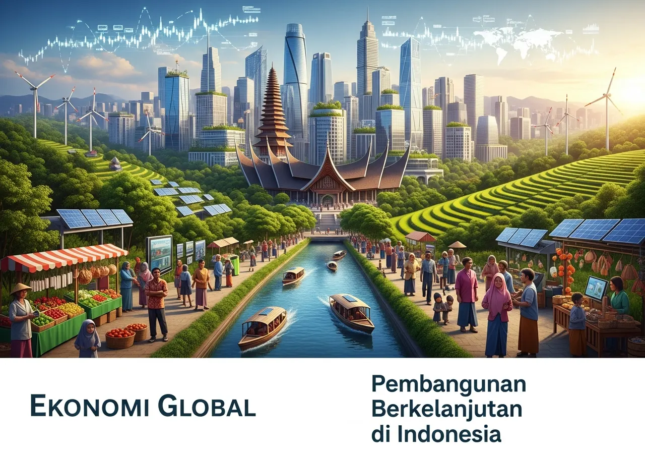 Ekonomi Global dan Pembangunan Berkelanjutan di Indonesia (ft.istimewa)