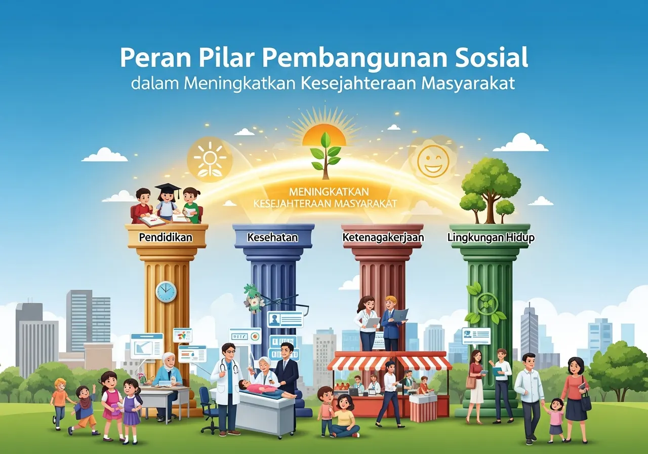 Peran Pilar Pembangunan Sosial dalam Meningkatkan Kesejahteraan Masyarakat (ft.istimewa)
