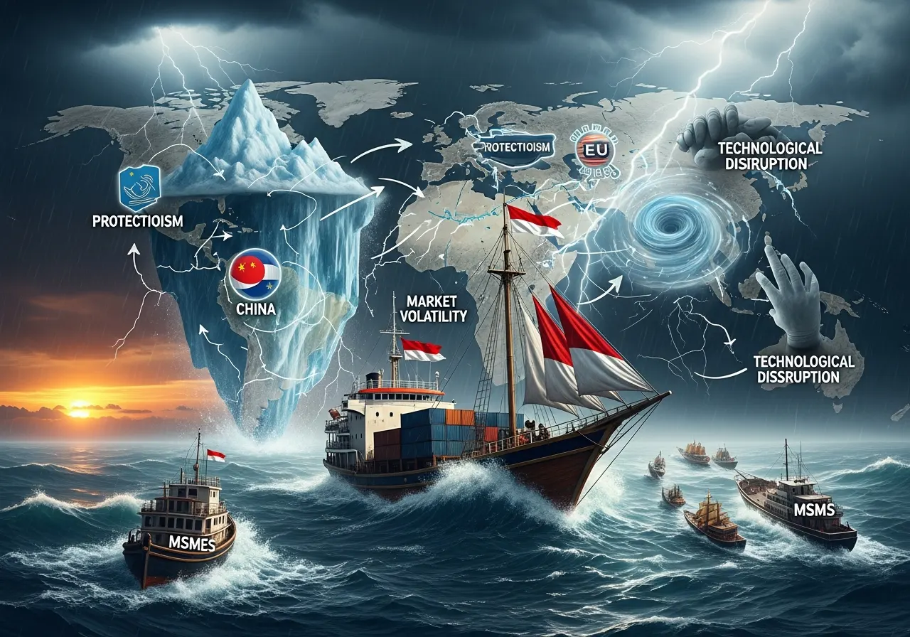 Ekonomi Global dan Tantangan Persaingan Pasar Internasional bagi Indonesia (ft.istimewa)