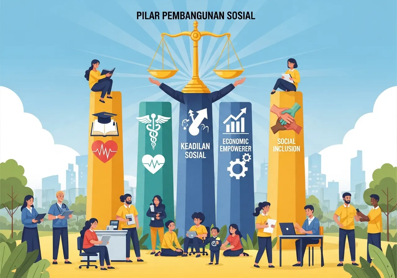 Pilar Pembangunan Sosial dan Upaya Mewujudkan Keadilan Sosial (ft.istimewa)