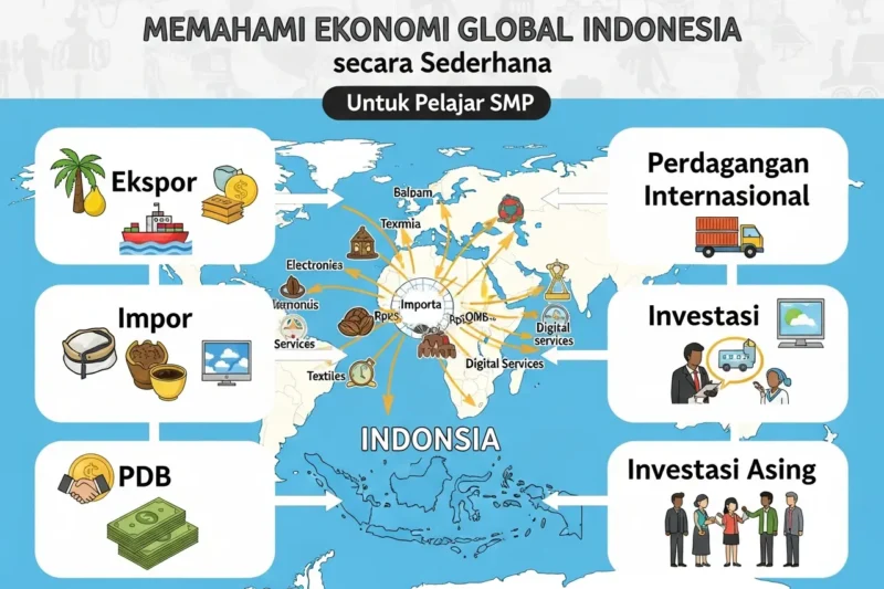 Memahami Ekonomi Global Indonesia secara Sederhana untuk Pelajar SMP