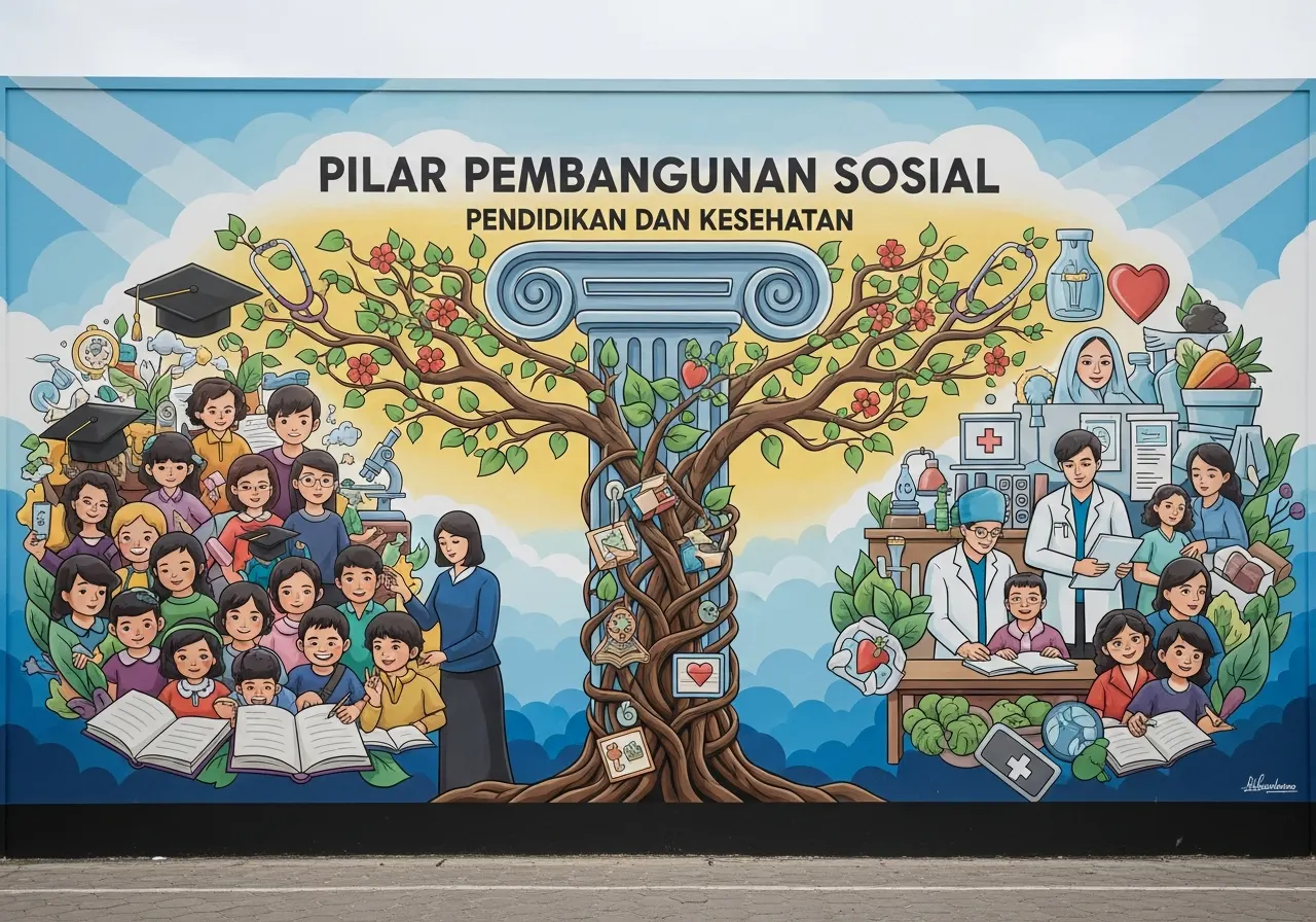 Pilar Pembangunan Sosial dalam Bidang Pendidikan, Kesehatan, dan Perlindungan Sosial (ft.istimewa)