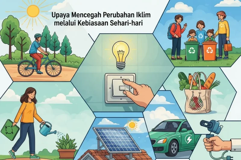 Upaya Mencegah Perubahan Iklim melalui Kebiasaan Sehari-hari