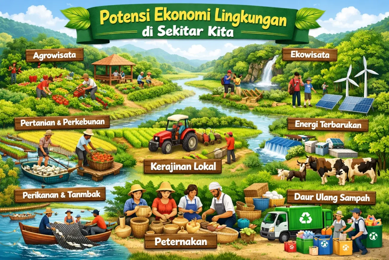 Potensi Ekonomi Lingkungan di Sekitar Kita (ft.istimewa)