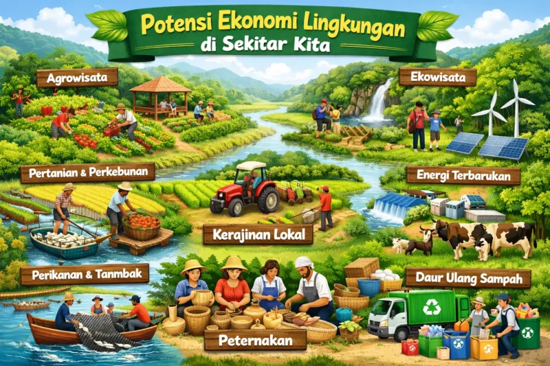 Potensi Ekonomi Lingkungan di Sekitar Kita