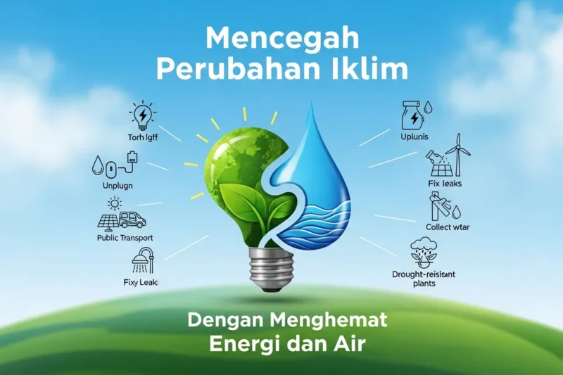 Mencegah Perubahan Iklim dengan Menghemat Energi dan Air