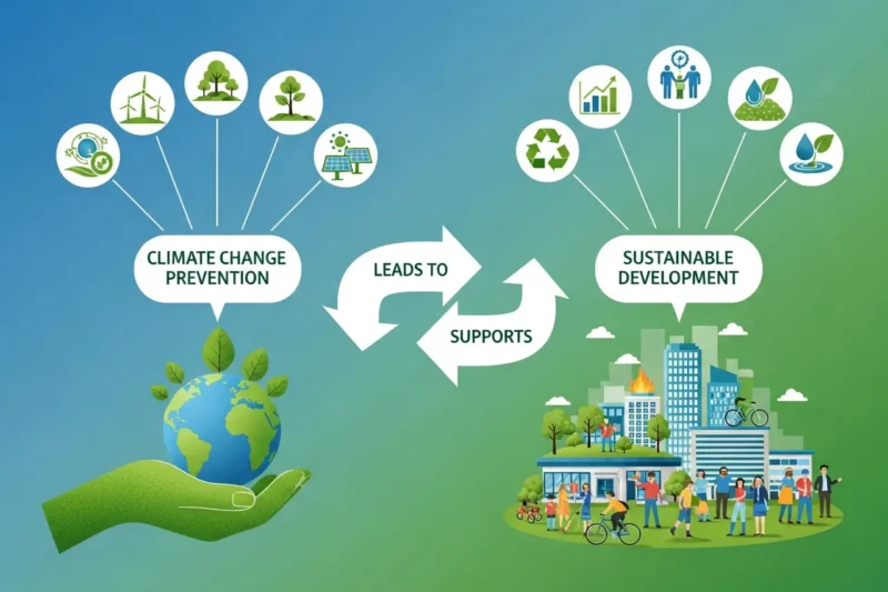 Hubungan Pencegahan Perubahan Iklim dengan Pembangunan Berkelanjutan