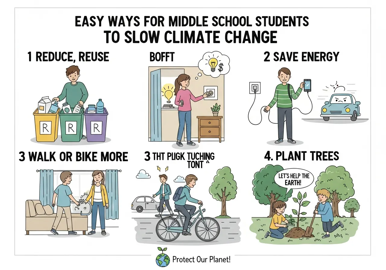 Mengenal Cara Menghambat Perubahan Iklim secara Sederhana untuk Siswa SMP (ft.istimewa)