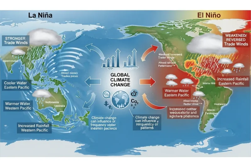 La Niña dan El Niño dalam Kaitannya dengan Perubahan Iklim Global