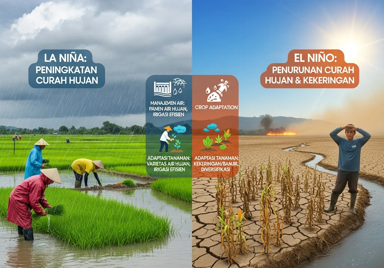 Cara Menghadapi Dampak La Niña dan El Niño di Indonesia (ft.istimewa)