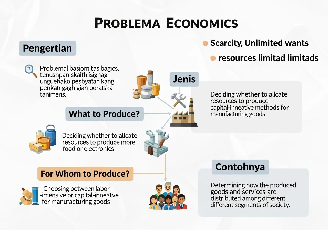 Masalah Pokok Ekonomi: Pengertian, Jenis, dan Contohnya (ft.istimewa)