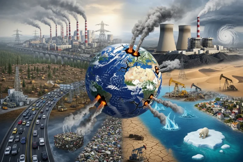 Penyebab Perubahan Iklim akibat Aktivitas Manusia