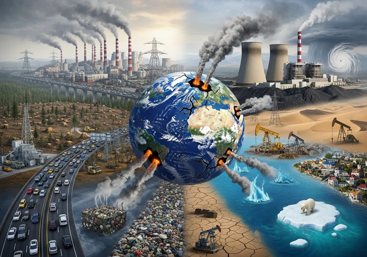 Penyebab Perubahan Iklim akibat Aktivitas Manusia (ft.istimewa)