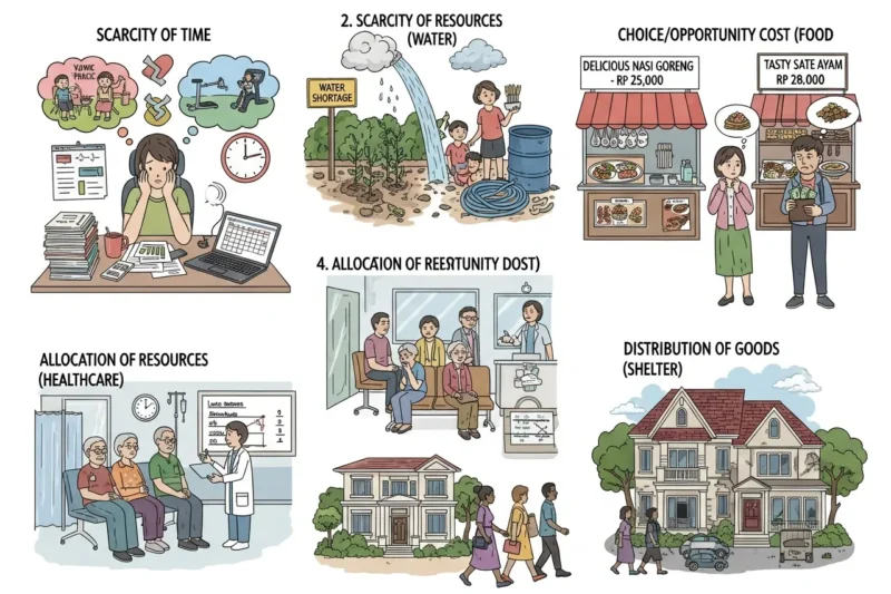 Contoh Masalah Pokok Ekonomi dalam Kehidupan Sehari-hari