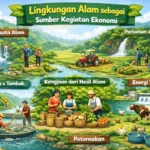 Lingkungan Alam sebagai Sumber Kegiatan Ekonomi (ft.istimewa)