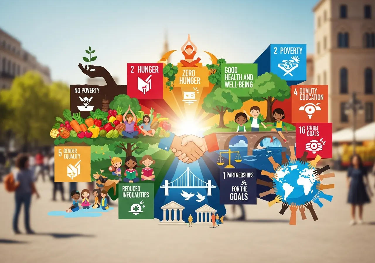 Tujuan Pembangunan Berkelanjutan dalam Bidang Sosial, Ekonomi, dan Lingkungan (ft.istimewa)