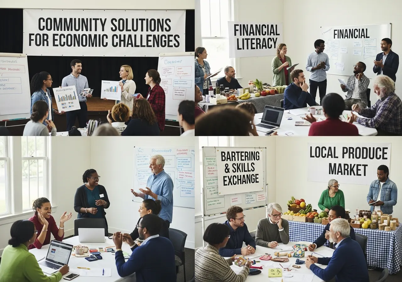 Cara Masyarakat Mengatasi Masalah Pokok Ekonomi (ft.istimewa)