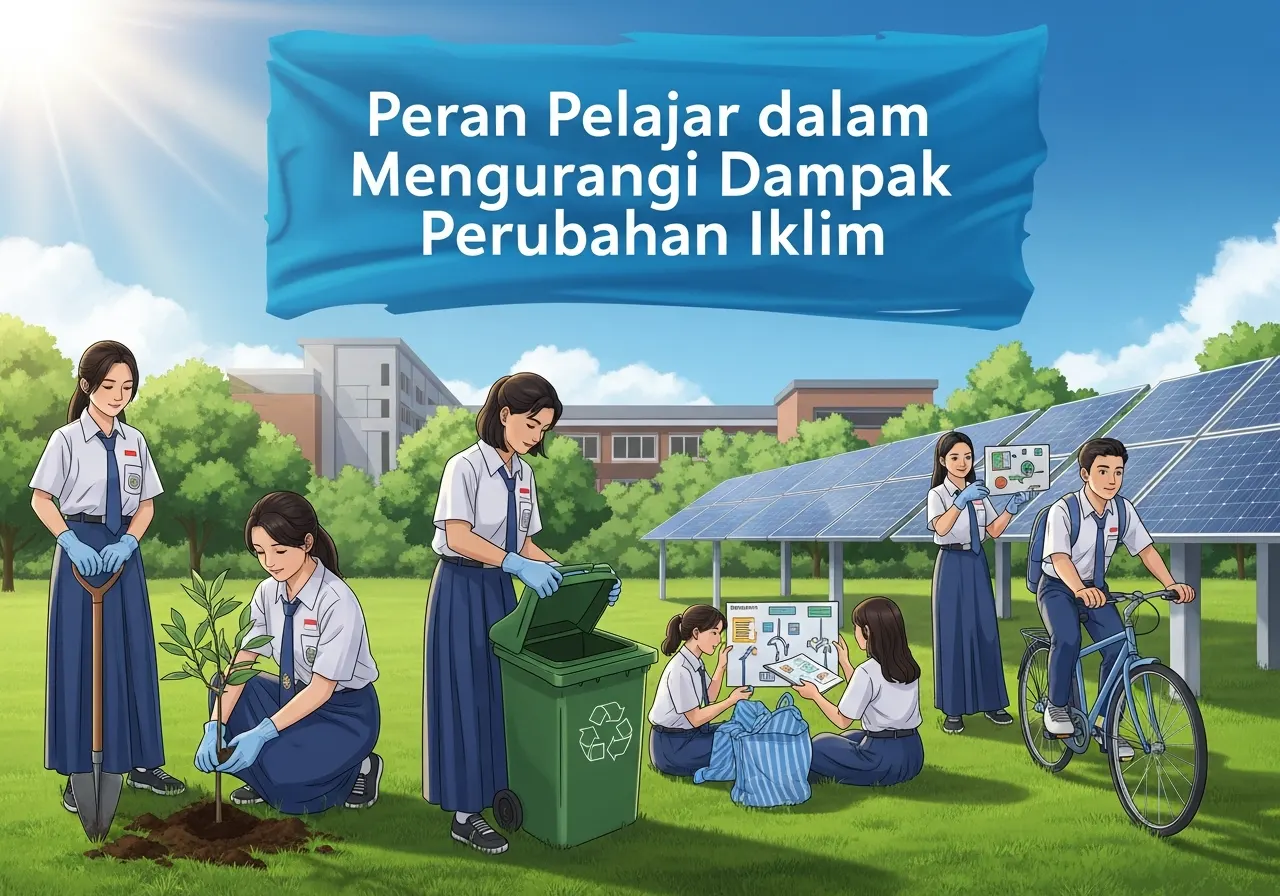 Peran Pelajar dalam Mengurangi Dampak Perubahan Iklim (ft.istimewa)