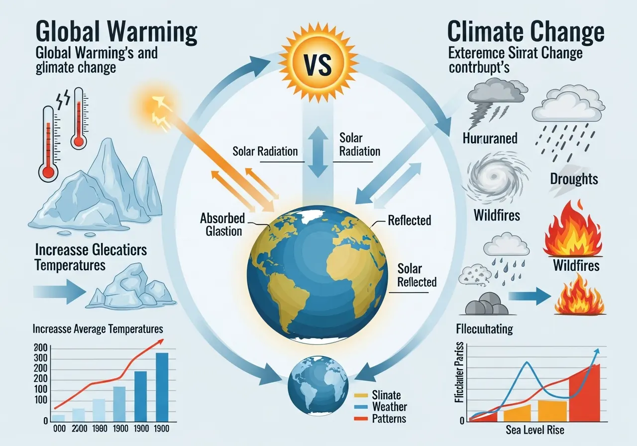 Hubungan Perubahan Iklim dengan Pemanasan Global (ft.istimewa)
