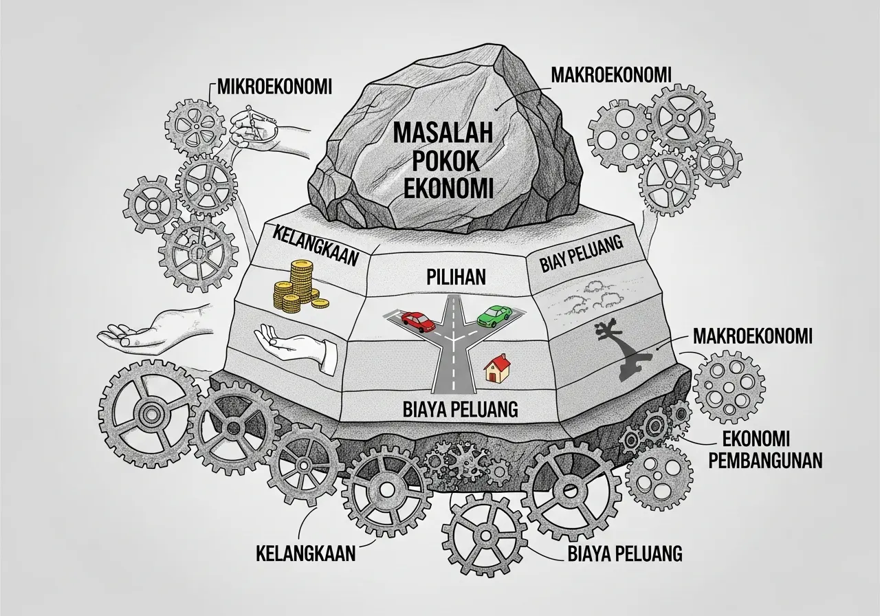 Masalah Pokok Ekonomi sebagai Dasar Ilmu Ekonomi (ft,istimewa)