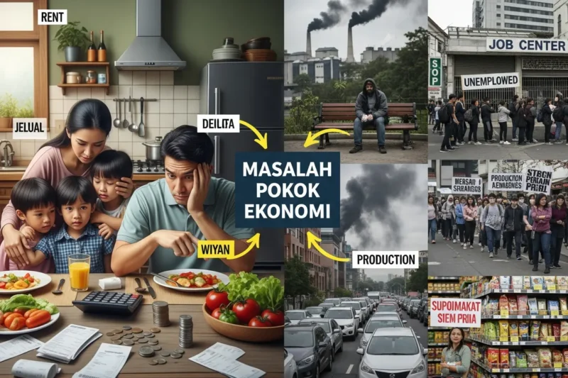 Masalah Pokok Ekonomi dalam Kehidupan Rumah Tangga dan Masyarakat