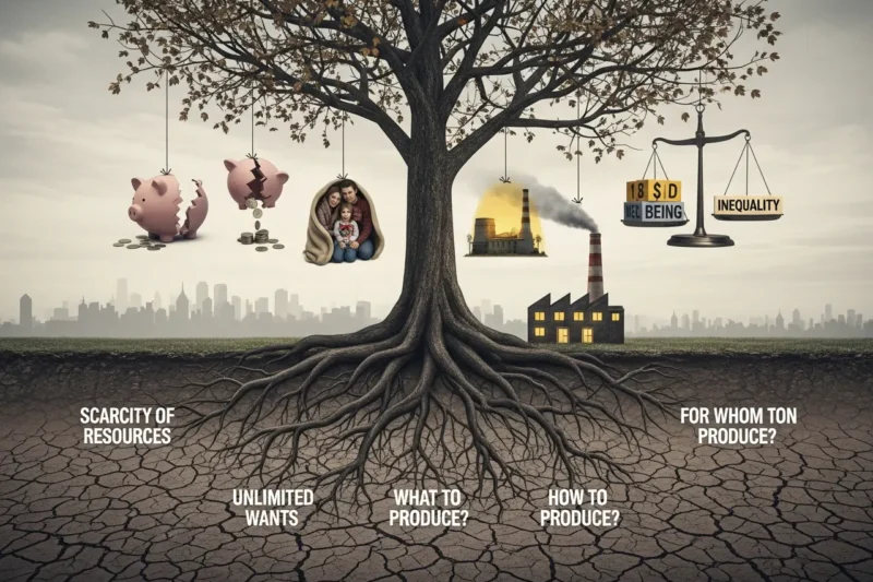 Masalah Pokok Ekonomi dan Dampaknya bagi Kesejahteraan Masyarakat