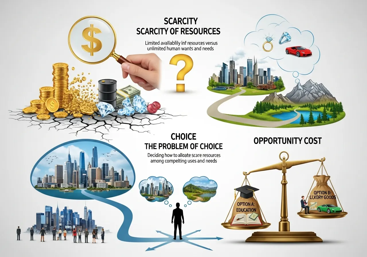 Masalah Pokok Ekonomi: Tantangan dan Solusi dalam Kehidupan Modern (ft.istimewa)
