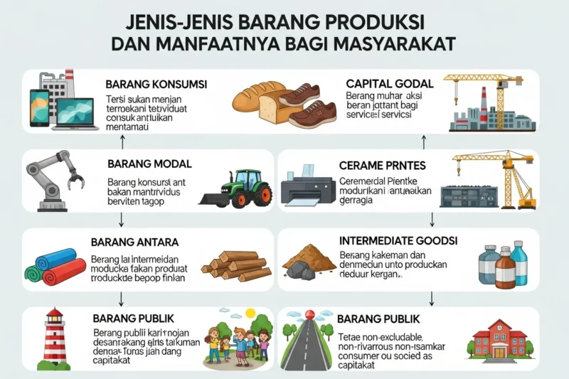 Jenis-Jenis Barang Produksi dan Manfaatnya bagi Masyarakat