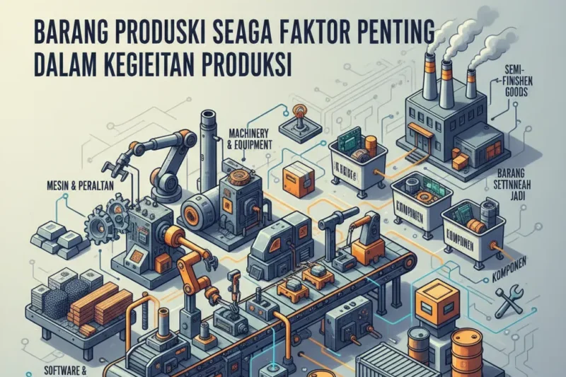 Barang Produksi sebagai Faktor Penting dalam Kegiatan Produksi
