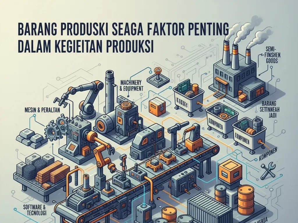 Barang Produksi sebagai Faktor Penting dalam Kegiatan Produksi (ft.istimewa)