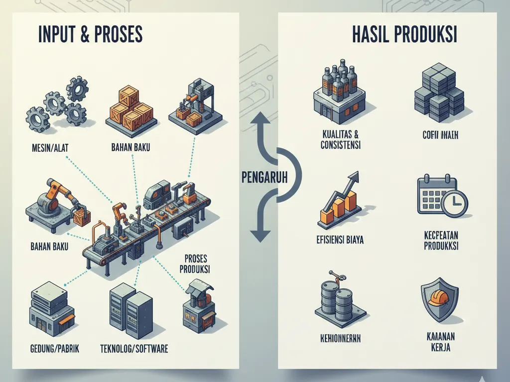 Barang Produksi dan Pengaruhnya terhadap Hasil Produksi (ft.istimewa)