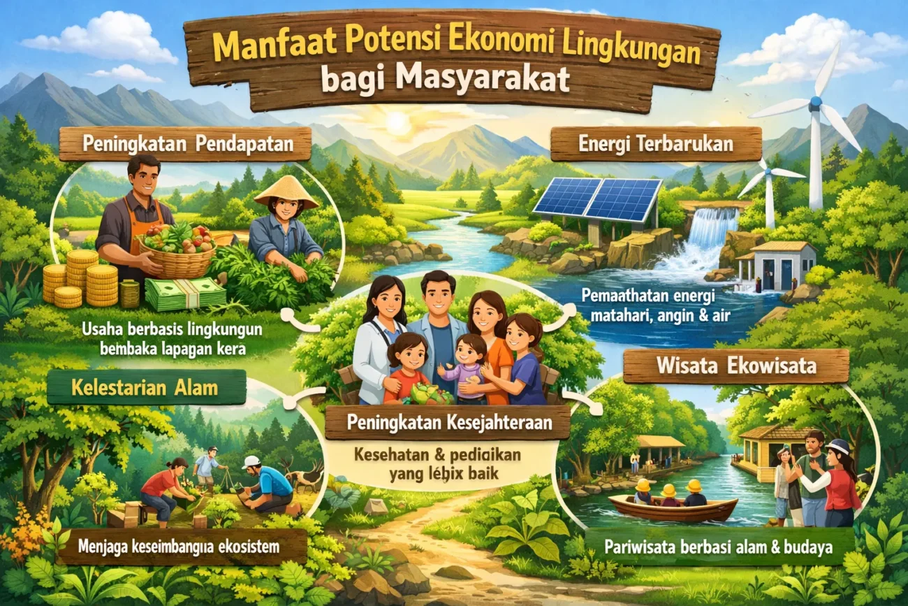 Manfaat Potensi Ekonomi Lingkungan bagi Masyarakat (ft.istimewa)