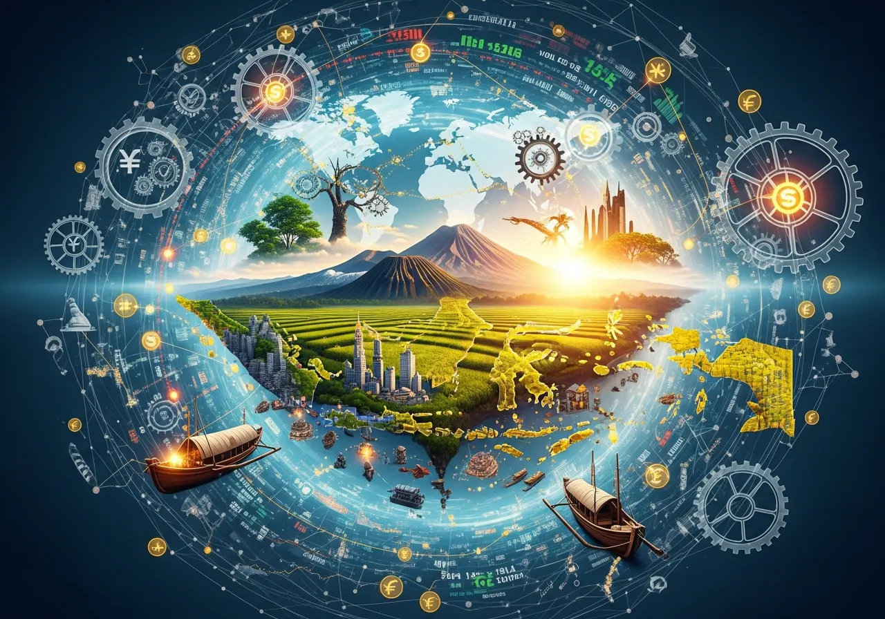 Hubungan Ekonomi Global dengan Pertumbuhan Ekonomi Indonesia (ft.istimewa)