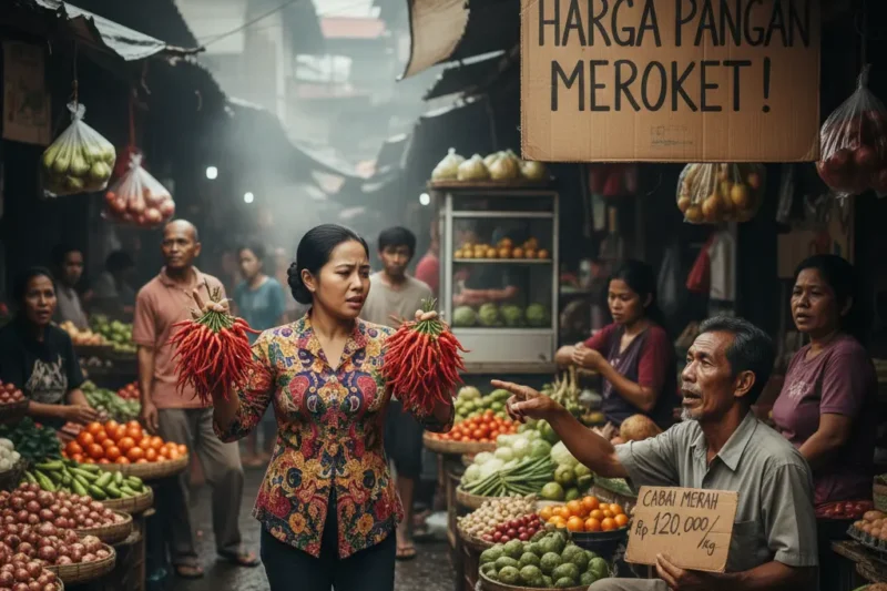 Peta Konsep yang Kreatif untuk Melaporkan Barang dan Jasa yang Mengalami Kelangkaan atau Kenaikan Harga dalam Seminggu Terakhir