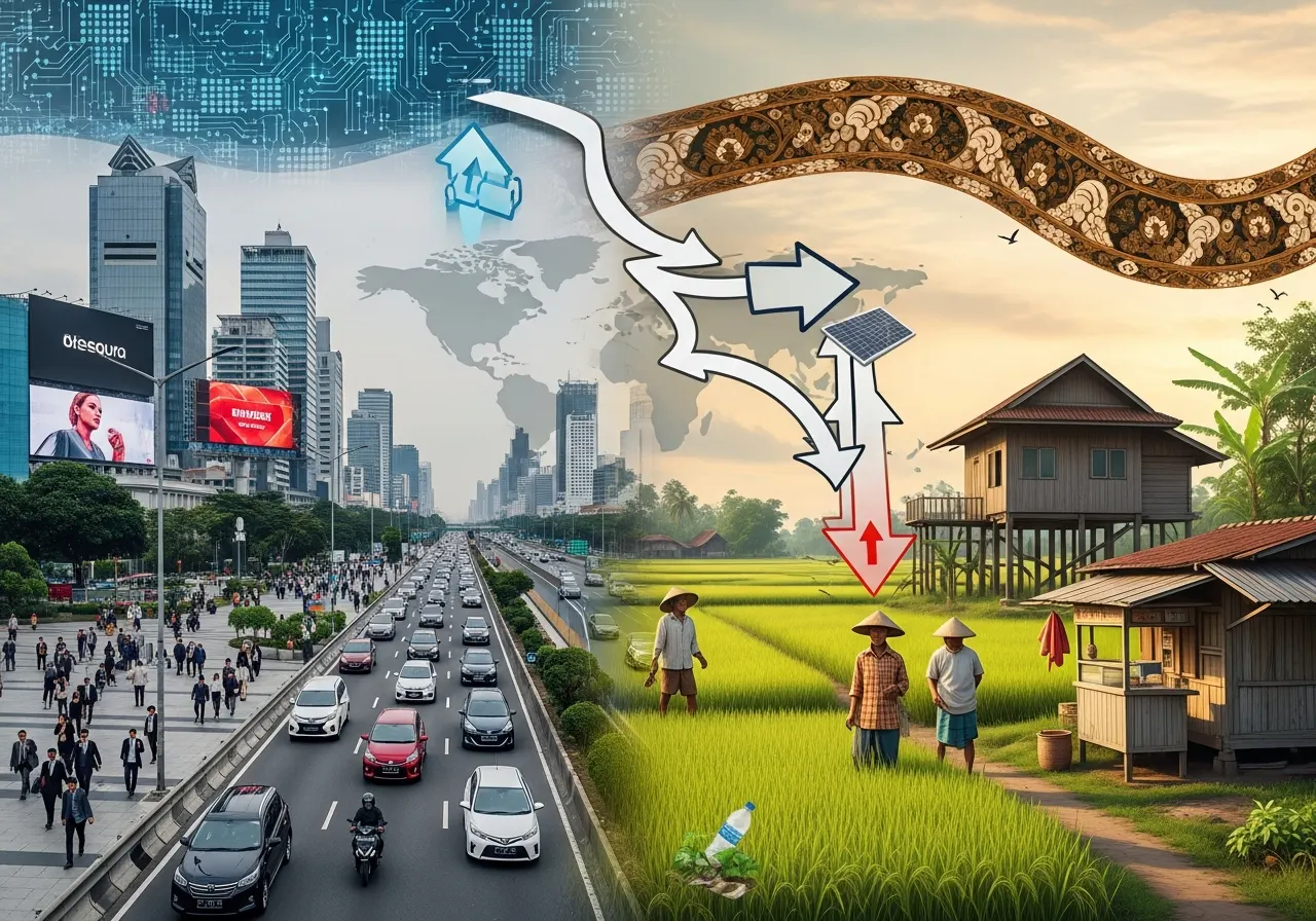 Dampak Globalisasi Ekonomi terhadap Kehidupan Masyarakat Indonesia (ft.istimewa)