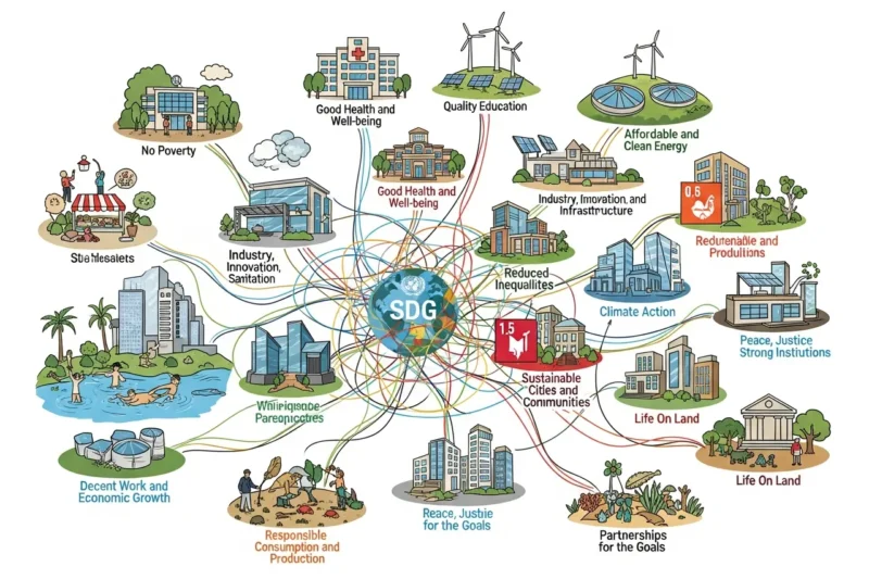 Hubungan Tujuan Pembangunan Berkelanjutan dengan Kesejahteraan Masyarakat