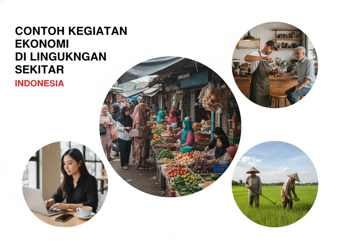 Contoh Kegiatan Ekonomi di Lingkungan Sekitar (ft.istimewa)