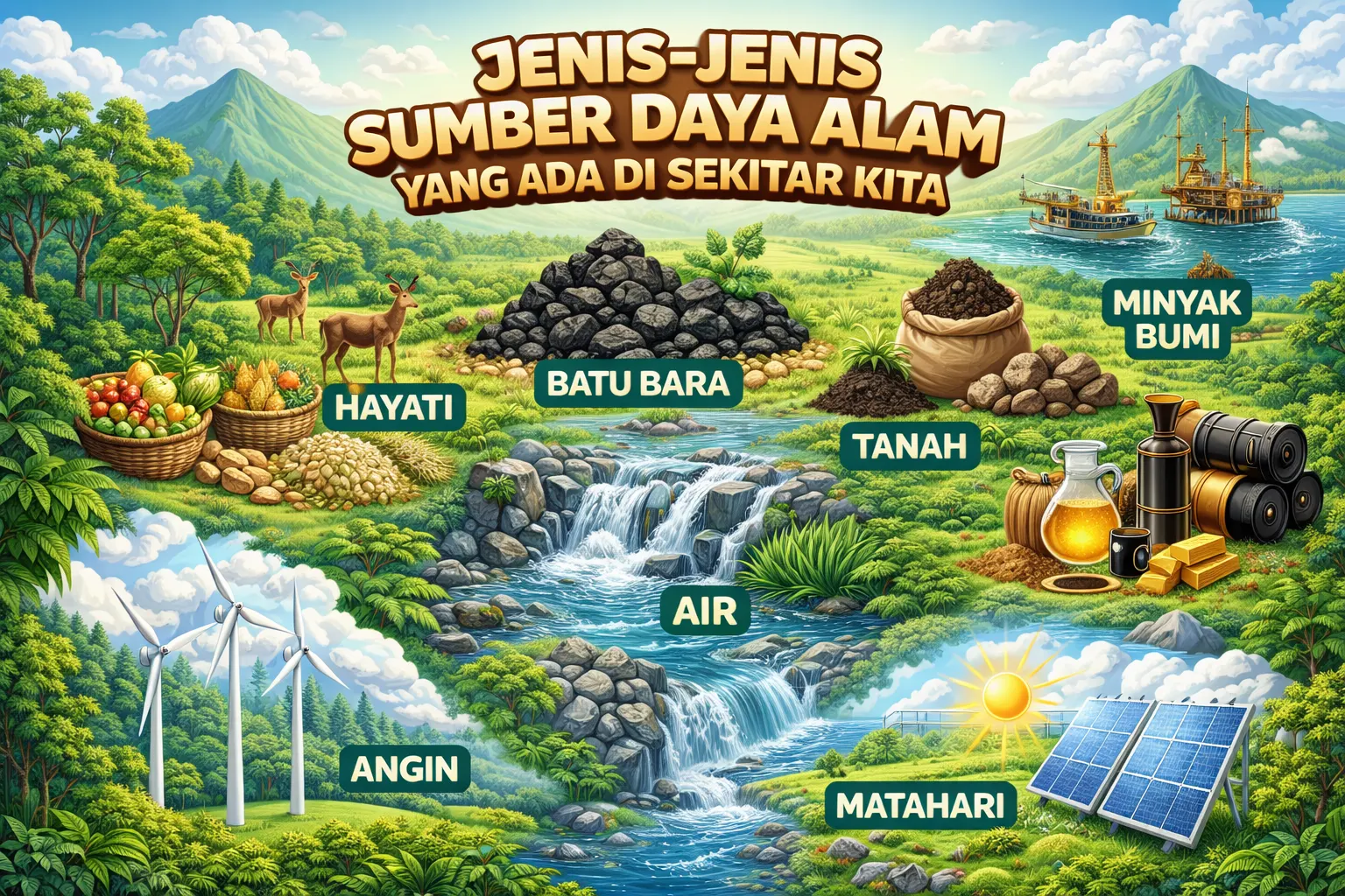 Jenis-Jenis Sumber Daya Alam yang Ada di Sekitar Kita (ft.istimewa)