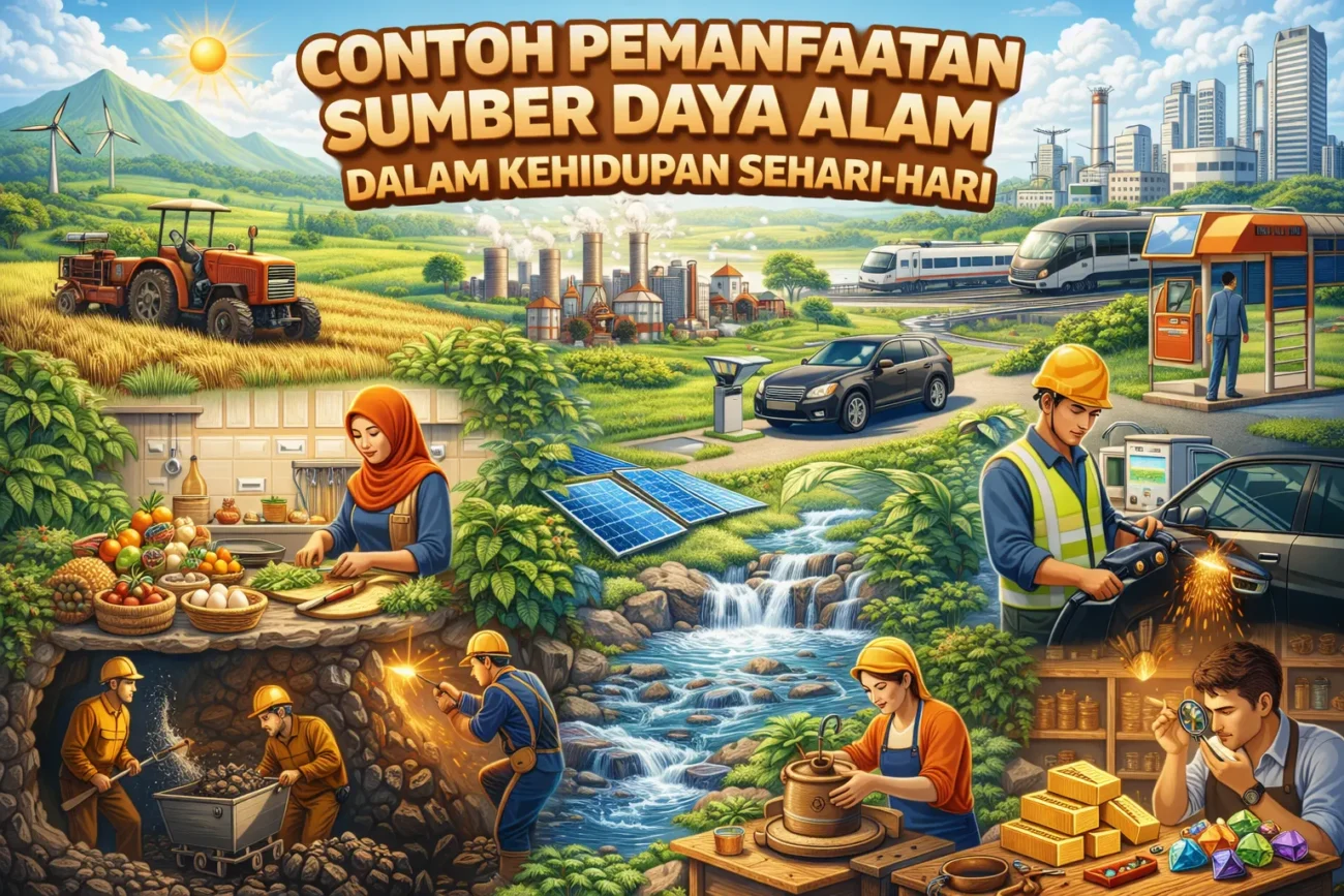 Contoh Pemanfaatan Sumber Daya Alam dalam Kehidupan Sehari-hari (ft.istimewa)