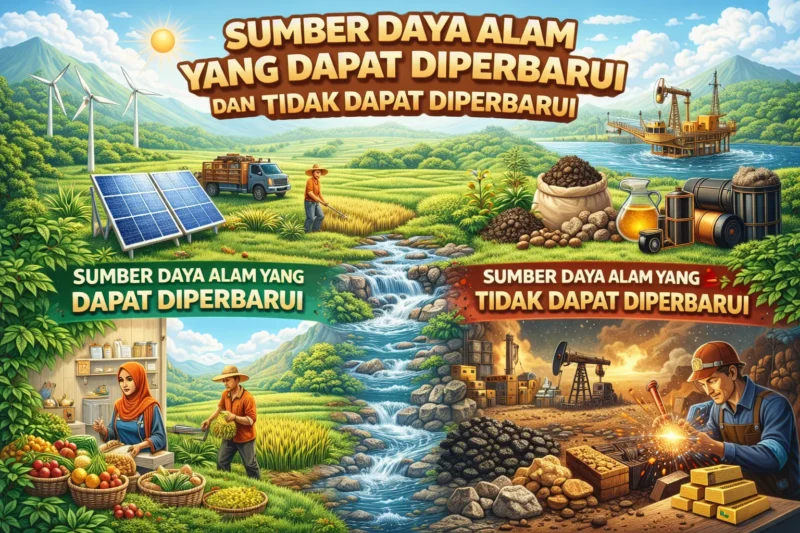 Sumber Daya Alam (SDA) yang Dapat Diperbarui dan Tidak Dapat Diperbarui