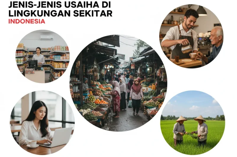 Jenis-Jenis Usaha di Lingkungan Sekitar