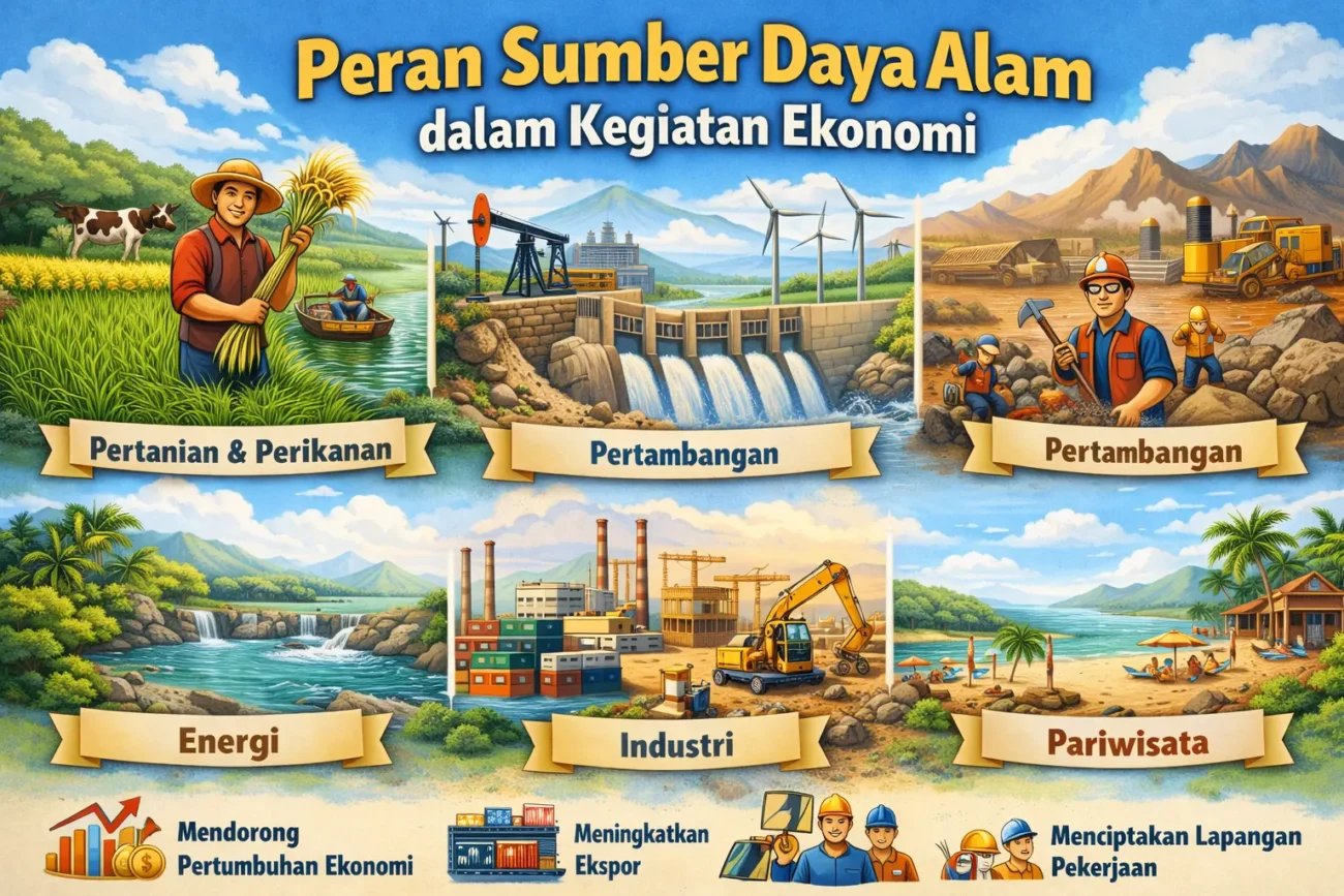 Peran Sumber Daya Alam dalam Kegiatan Ekonomi (ft.istimewa)