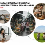 Hubungan Kegiatan Ekonomi dengan Kebutuhan Sehari-hari (ft.istimewa)