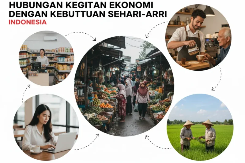 Hubungan Kegiatan Ekonomi dengan Kebutuhan Sehari-hari