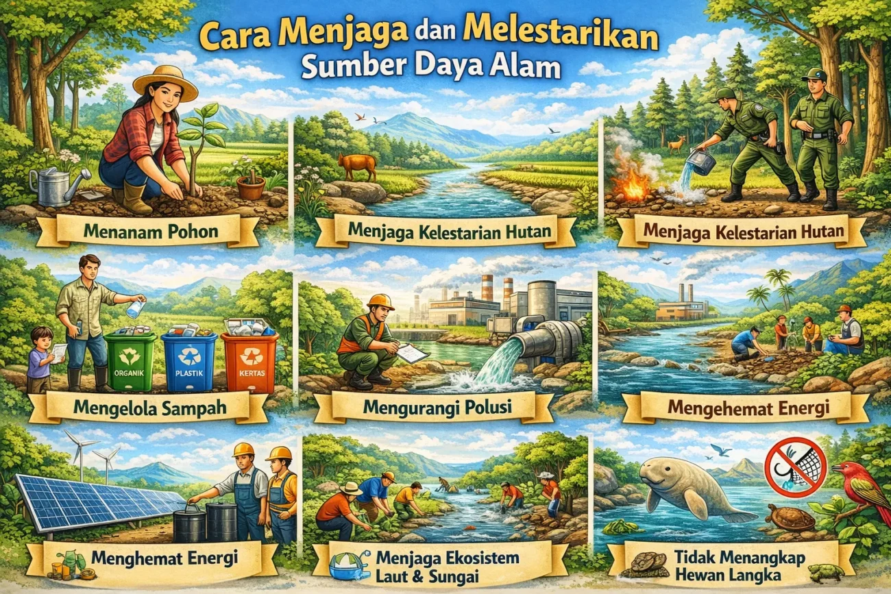Cara Menjaga dan Melestarikan Sumber Daya Alam (ft.istimewa)